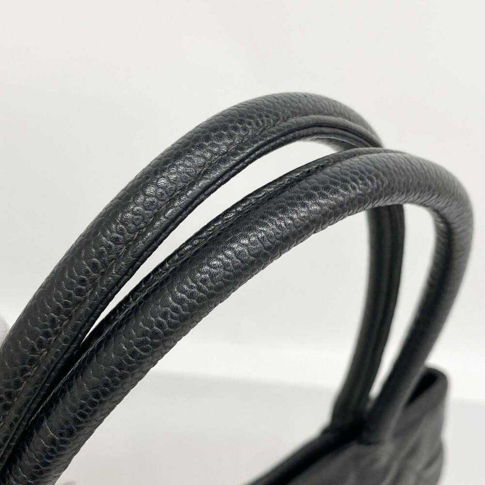 CHANEL Black Caviar Leather Reissue Tote Bag - Picture 9 of 10
